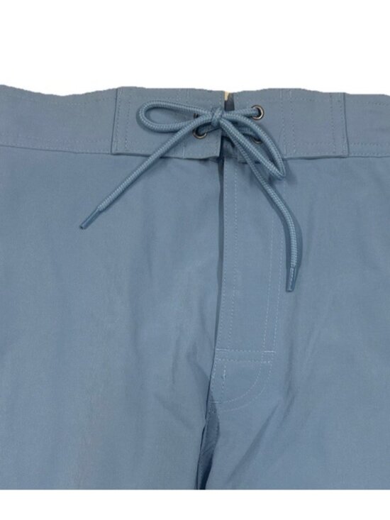 Caribbean Men's XL Cargo Swim Trunks Lined Indigo Blue Shorts 9" inseam - Picture 3 of 8